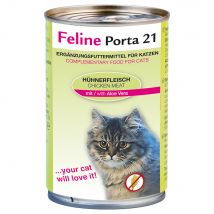 Feline Porta 21 comida para gatos 6 x 400 g - Pollo con aloe