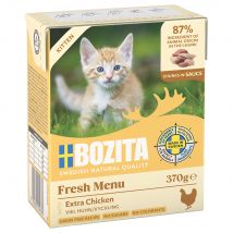 Bozita Tetra Bocconcini in salsa 12 x 370 g Alimento umido per gatto - Pollo per gattini