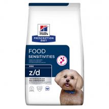 2x6kg z/d Food Sensitivities Mini Hill's Prescription Diet - Croquettes pour chien