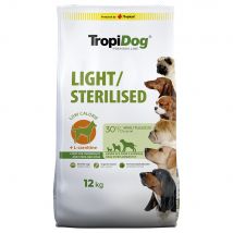 2x 12kg Tropidog premium light poulet nourriture pour chien sec