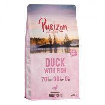 400g Purizon sans céréales, Kitten poulet, poisson - Croquettes pour chat