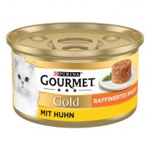 48 x 85 g Gourmet kip Gold geraffineerde ragout Kattenvoer