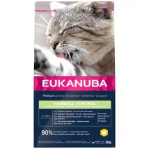 Eukanuba Hairball Control Adult, poulet - lot % : 3 x 2 kg