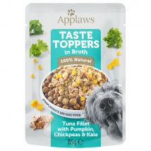 Applaws Taste Toppers in Brodo 24 x 85 g per cani - Tonno, Zucca, Cavolo verde e Ceci
