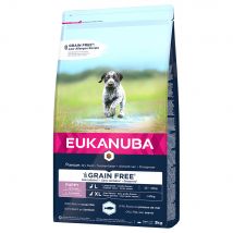 2x3kg Grain Free Puppy Large Breed saumon Eukanuba - Croquettes pour chien
