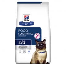 Hill's z/d Prescription Diet Feline Food Sensitivities pienso para gatos - 3 kg