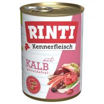 Voordeelpakket Rinti "Kennerfleisch"  24 x 400 g Hondenvoer - Kalf
