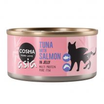Voordeelpakket Cosma Asia in Jelly 24 x 170 g Kattenvoer - Tonijn met Zalm