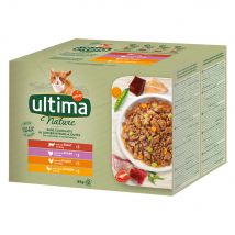 46x 85g Ultima Nature Meat Variation (rund, kalkoen, kip, gevogelte) nat kattenvoer
