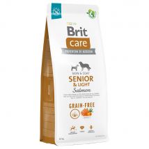 Brit Care Dog Grain-free Senior & Light con salmón y patata - Pack % - 2 x 12 kg