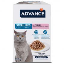 Advance Feline Sterilized Tacchino umido per gatto - Set %: 24 x 85 g