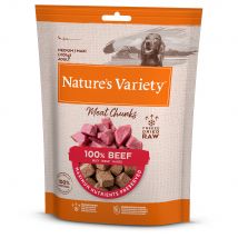 2x 50g Nature's Variety Gevriesdroogde vleeshapjes voor honden
