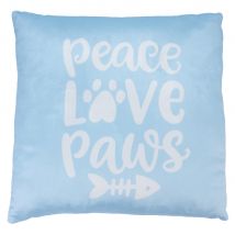 Smartpet Coussin Peace Love Paws 40x40cm chat