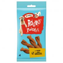 18x6 pièces Frolic Rodeo Twistos poulet friandises pour chiens