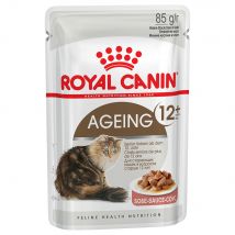 12x85g Ageing +12 en sauce Royal Canin - Pâtée pour chat