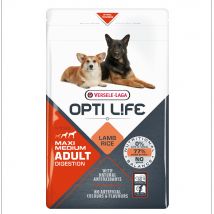 2x12,5kg Opti Life Digestion Adult Medium & Maxi - Croquettes pour chien