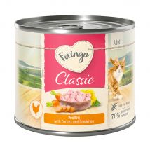 24x200g Classic Meat Menü Gevogelte Feringa Kattenvoer nat