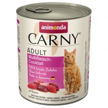Animonda Carny Adult 12 x 800 g - Pack Ahorro - Cóctel de carne