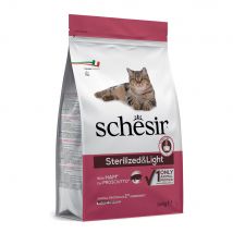1.5kg Sterilized & Light met Ham Schesir droog kattenvoer