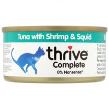 6x75g filet de thon Thrive Complete - Nourriture pour Chat