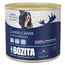 Bozita Paté 6 x 625 g Alimento umido per cani - Agnello