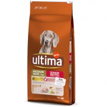 Ultima Medium/Maxi Senior Pollo Crocchette per cani - 12 kg
