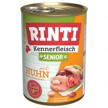 6x400g RINTI Senior poulet - Pâtée pour chien