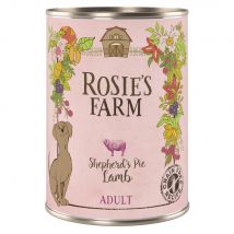 Rosie's Farm Adult 24 x 400 g Alimento umido per cani - Agnello