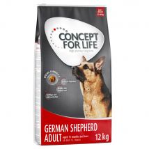 2 x 4kg/12kg Concept for Life Dry Dog Food - Special Price!* - Adult German Shepherd (2 x 12kg)