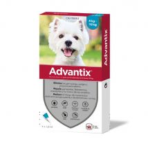 Advantix® pipetas para perros de 4 kg a 10 kg - 2 x 4 pipetas