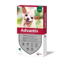 Advantix® pipetas para perros hasta 4 kg - 2 x 4 pipetas (8 x 0,4 ml)