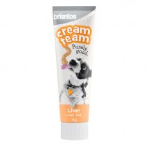 3x75g Cream Team Graanvrije Leverworstpastei Briantos Hondensnack