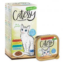 Mixpak Catessy Kuipjes 8 x 100 g Kattenvoer - Hapjes in Saus Mix
