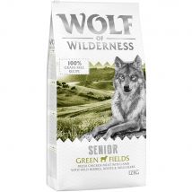 Wolf of Wilderness Senior "Green Fields" - Agnello Crocchette per cani - 12 kg