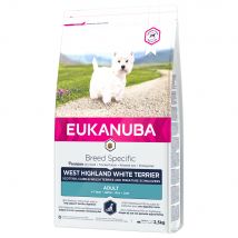 10% Korting! Eukanuba Adult Breed Specific hondenvoer - 2,5 kg Adult West Highland White Terrier