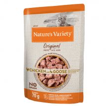 Megapack Nature's Variety Original Paté No Grain 24 x 70 g Kattenvoer - Kip en Gans