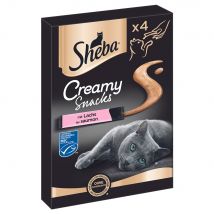 Sheba Creamy Snacks - Zalm 4 x 12 g