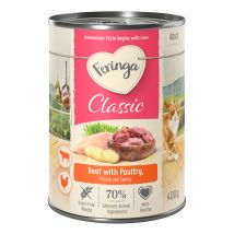 6x400g Rund/Gevogelte Classic Meat Menu Feringa Kattenvoer
