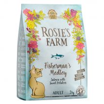 400g Rosie's Farm Adult Zalm met Zoete Aardappel Kattenvoer droog