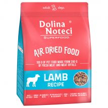 Dubbelpak: 2x1kg Dolina Noteci Superfood Adult droogvoer met lam hondenvoer