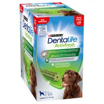 18 bâtonnets PURINA Dentalife ActivFresh à mâcher pour chien de grande taille