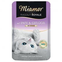 Voordeelpakket Miamor Ragout Royal in Saus 22 x 100 g Kattenvoer - Kip & Gevogelte