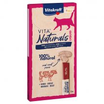 10x 15g Vitakraft Vita Naturals Snack Rundvlees Kattensnacks