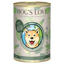 Dog's Love Insetto Puro Alimento umido per cane - 6 x 400 g