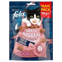 Felix Tasty Nuggets Salmone e Trota Snack per gatto - Set %: 2 x 180 g