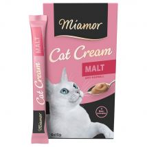 24x15g Miamor Cat Snack Pâte au malt - Friandises pour chat