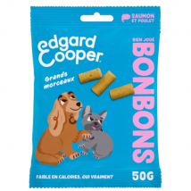 3x50g Edgard & Cooper Hondensnacks Dog Bites Large Zalm & Kip
