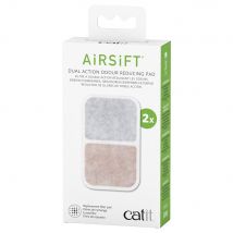 2 stuks Catit Airsift Dual Action Geurreductie pad Kattenaccessoires