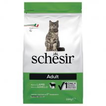 1.5kg Schesir Cat Original met lam droogvoer voor katten