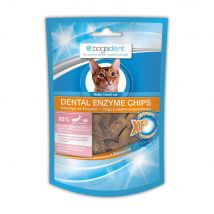 50g Bogadent Dental Enzyme Chips avec poisson Friandises pour chats